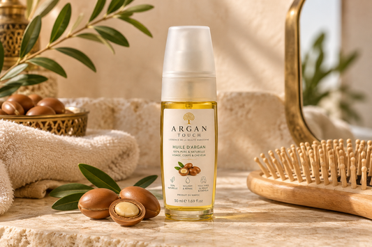 Huile d’argan Argan Touch pour les cheveux – soin capillaire naturel