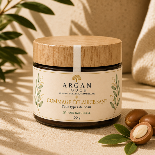 Gommage éclaircissant corps et visage Argan Touch 100 g