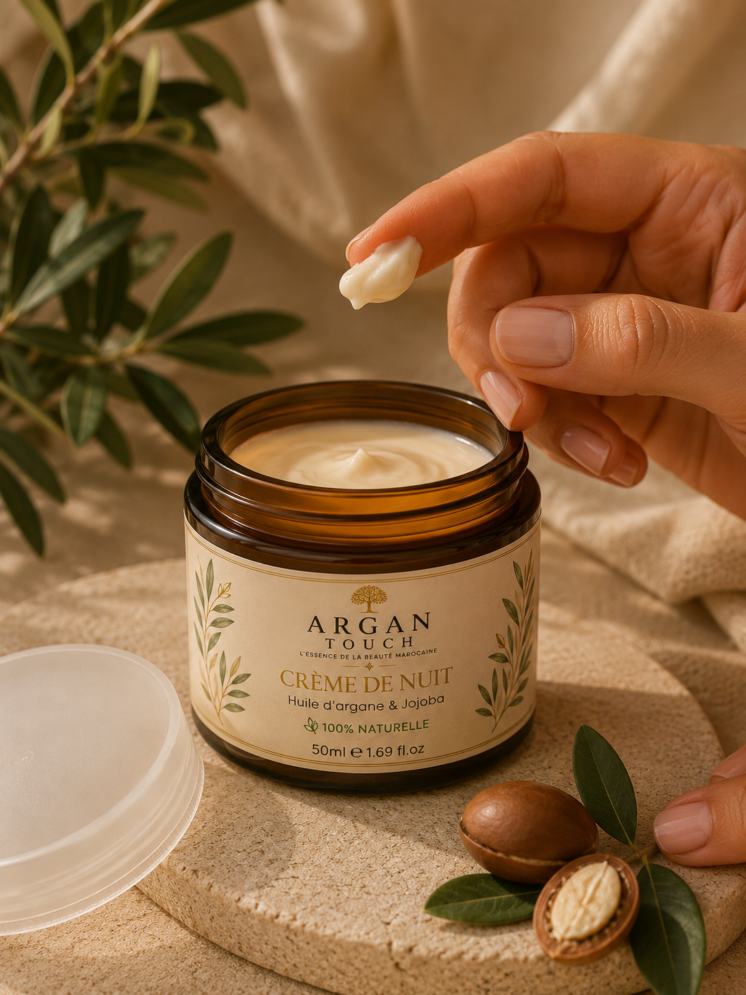 Composition et conseils d'utilisation de la crème de nuit Argan Touch